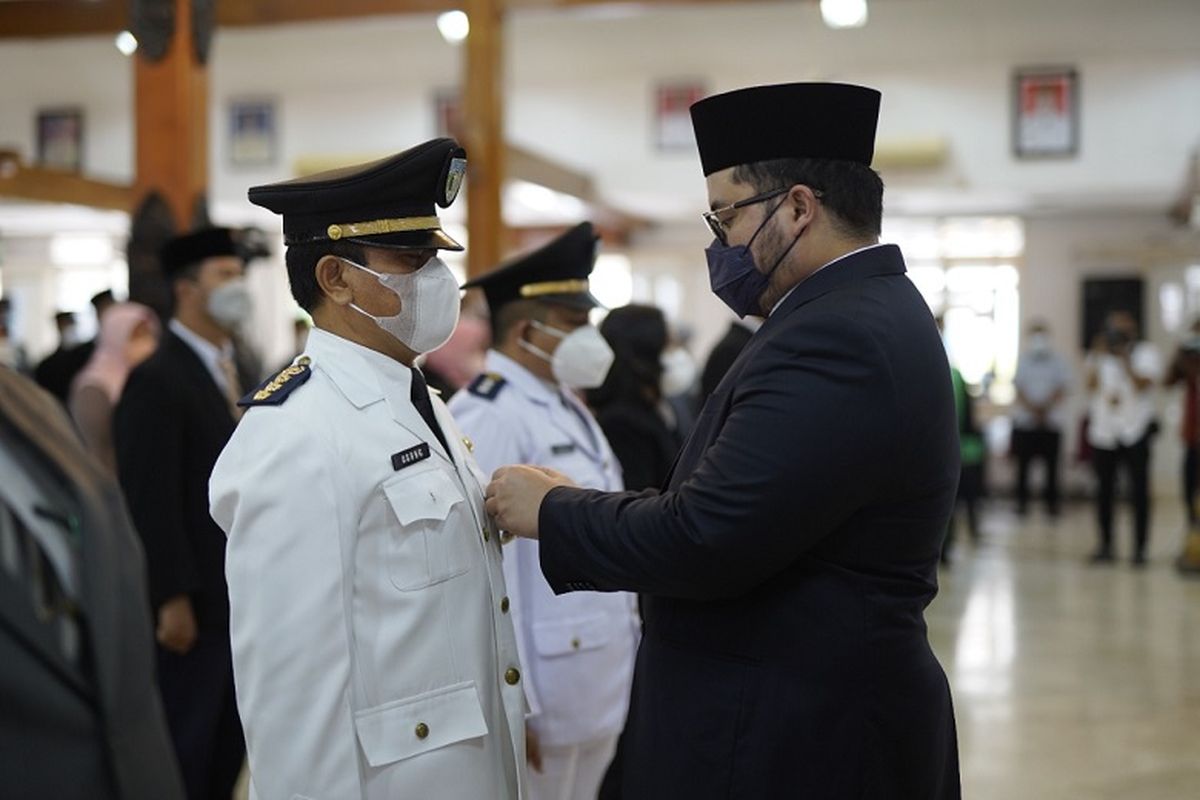 Bupati Kediri Lantik Sejumlah Pejabat, Rabu (27/10/2021). 