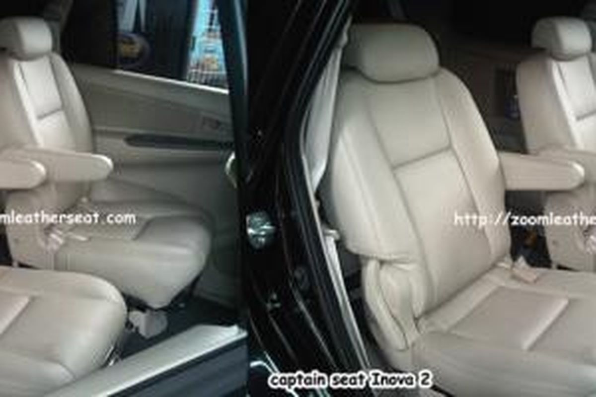 Captain Seat Toyota Innova yang dibuat oleh Zoom Leather Seat 