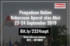 Kontras Buka Layanan Pengaduan Korban Kekerasan Aparat saat Unjuk Rasa