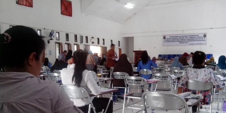 Kekeurangan soal, tes CPNS di Kabupaten Nunukan Ditunda.
