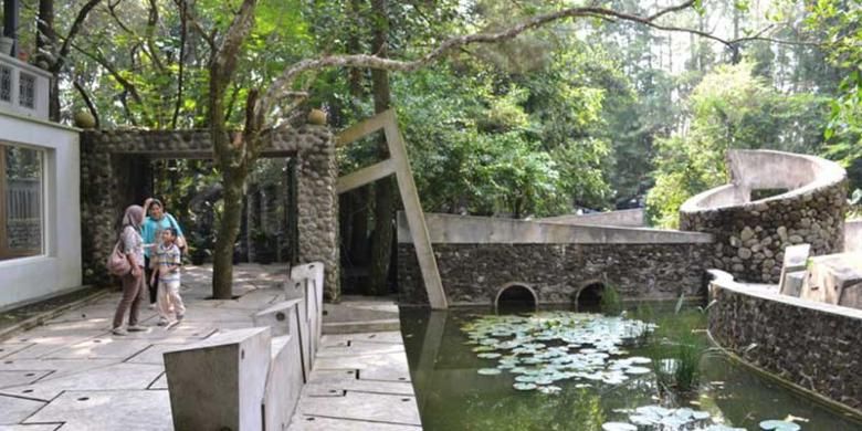 Taman di Museum Ullen Sentalu.