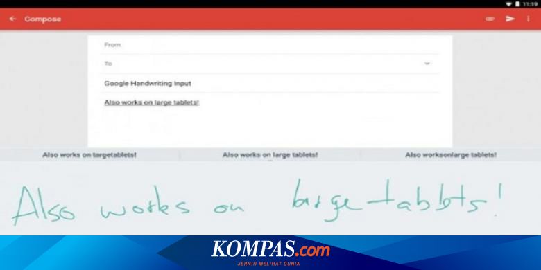 Google Sediakan Pembaca Tulisan Cakar Ayam Di Android