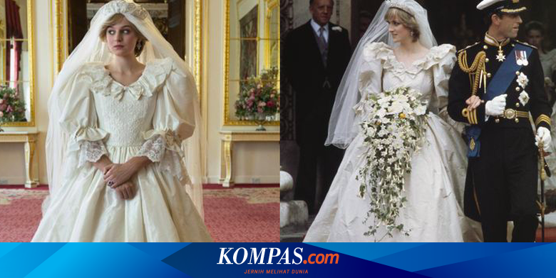 Pakai Gaun Pengantin Putri Diana, Emma Corrin Membuat Takjub