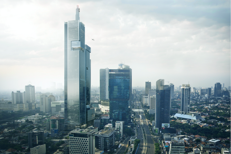 Autograph Tower, di Kompleks Thamrin Nine, Jakarta Pusat, dijadwalkan beroperasi enam bulan setelah terah terima pada April 2021.