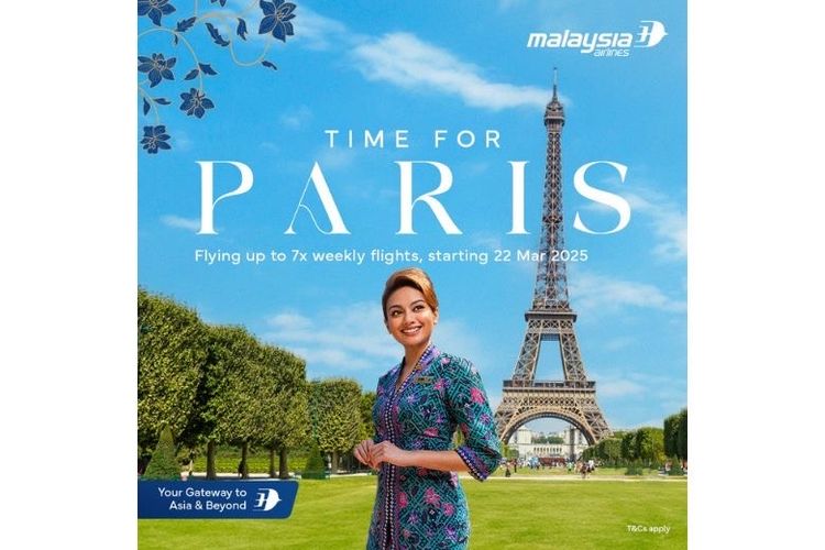 Untuk pengalaman perjalanan yang lebih baik, wisatawan dapat memanfaatkan Bonus Side Trip dari Malaysia Airlines di beberapa destinasi terpilih yang mengubah transit menjadi liburan tambahan. Perjalanan Jakarta-Paris PP, misalnya, untuk kelas Ekonomi Rp 12.500.000 dan Bisnis Rp 52.000.000. 