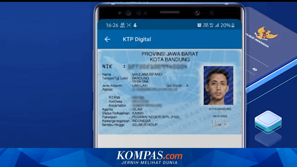 5 Hal yang Perlu Diketahui dari E-KTP Digital, Tujuan hingga Cara Aktivasi