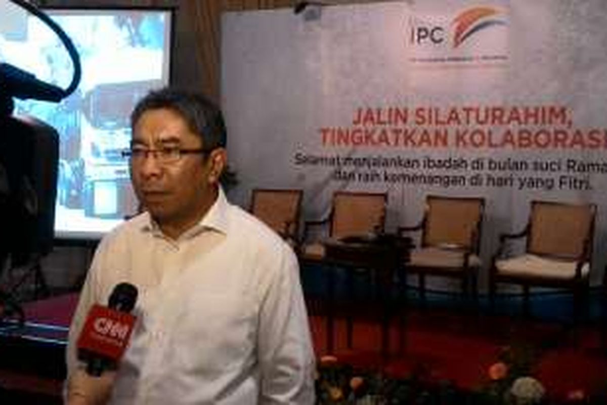 Direktur Utama Pelindo II Elvyn G. Masassya di Jakarta, Jumat (17/6/2016)
