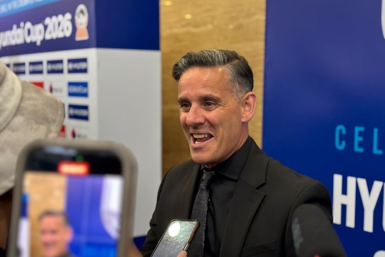 Pelatih baru Timnas Indonesia, John Herdman, saat menghadiri drawing atau undian ASEAN Championship 2026 di Studio RCTI, Kebon Jeruk, Jakarta, Kamis (15/1/2026).