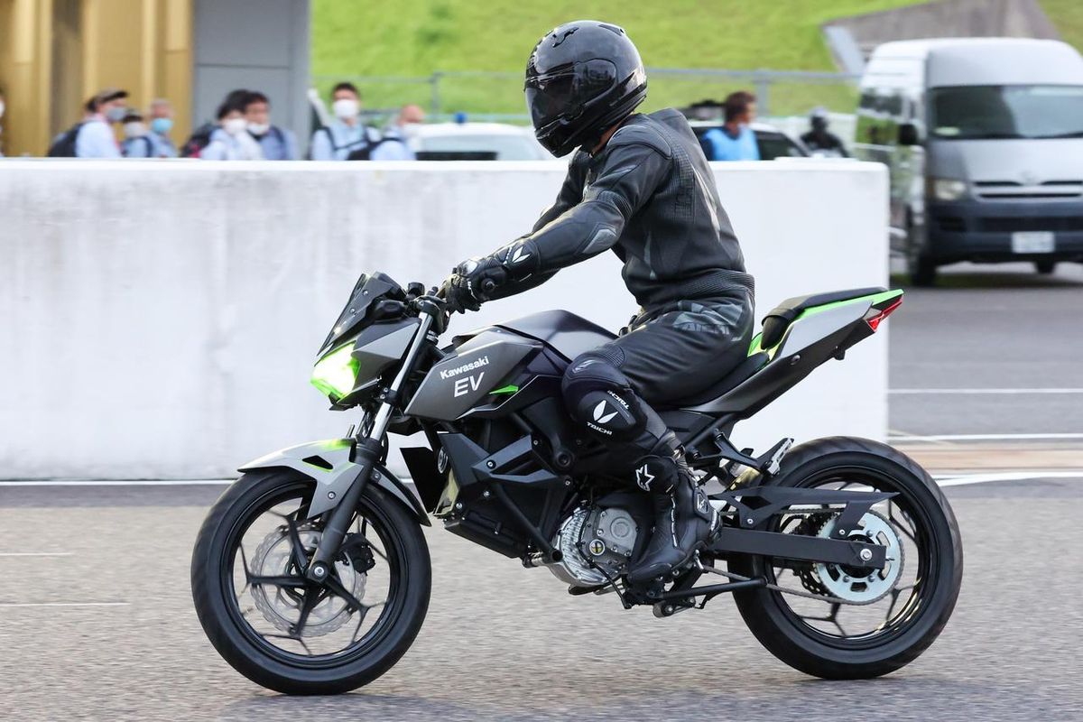 Prototipe motor listrik Kawasaki alias Kawasaki Z Electric