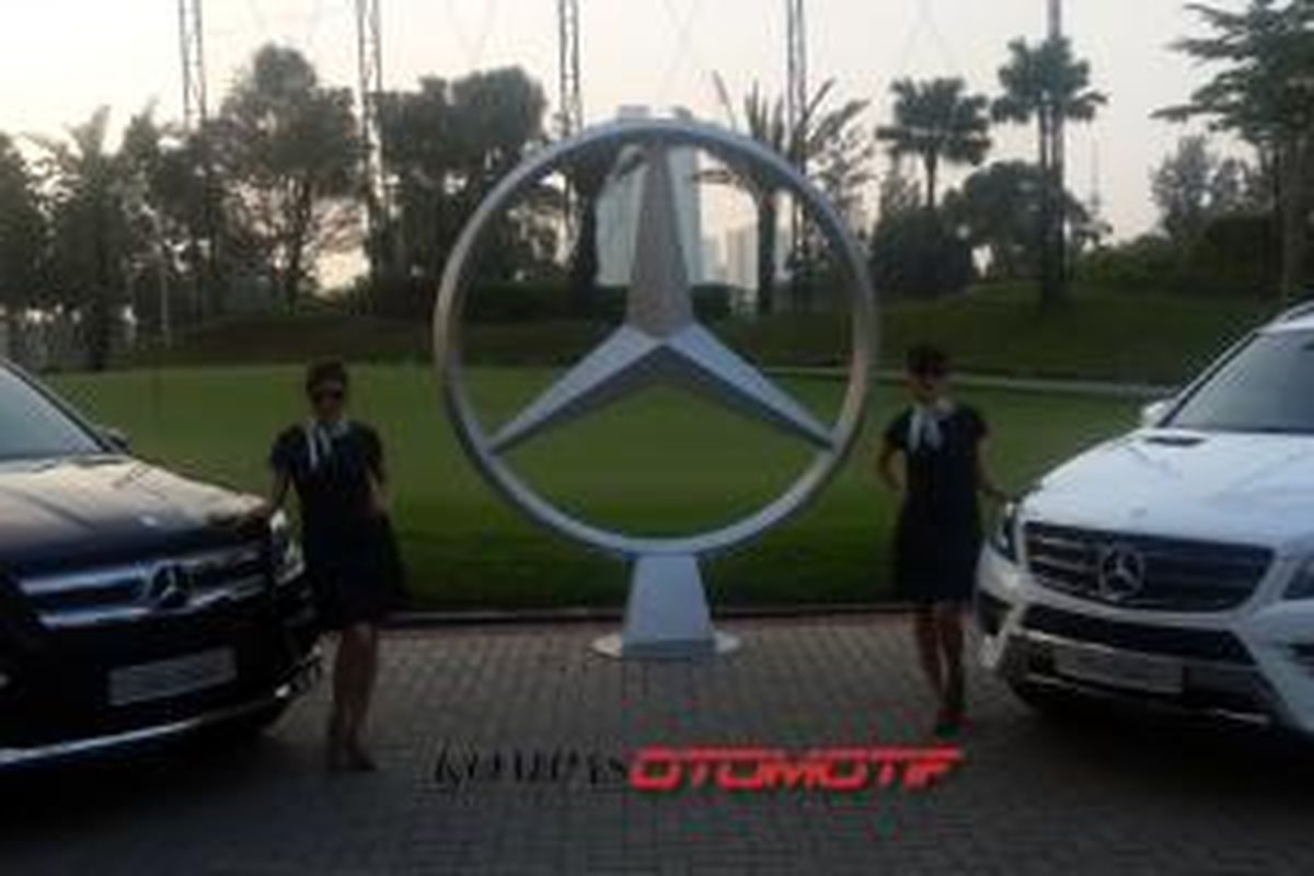 Mercedes-Benz Indonesia meluncurkan GL 400 dan ML 400 di Jakarta, Kamis (3/7/2014).