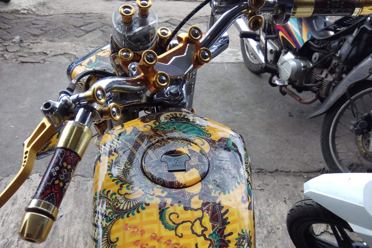 Yamaha RX King batik dijual Rp 22 Juta.