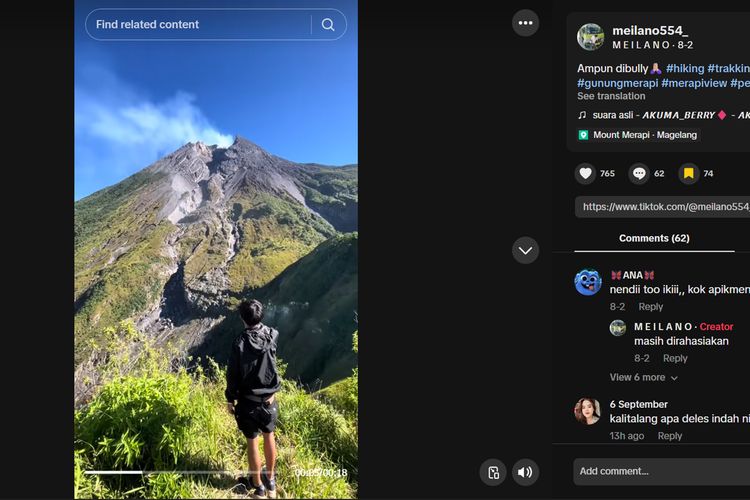 Spot di Gunung Merapi yang dilarang dikunjungi.
