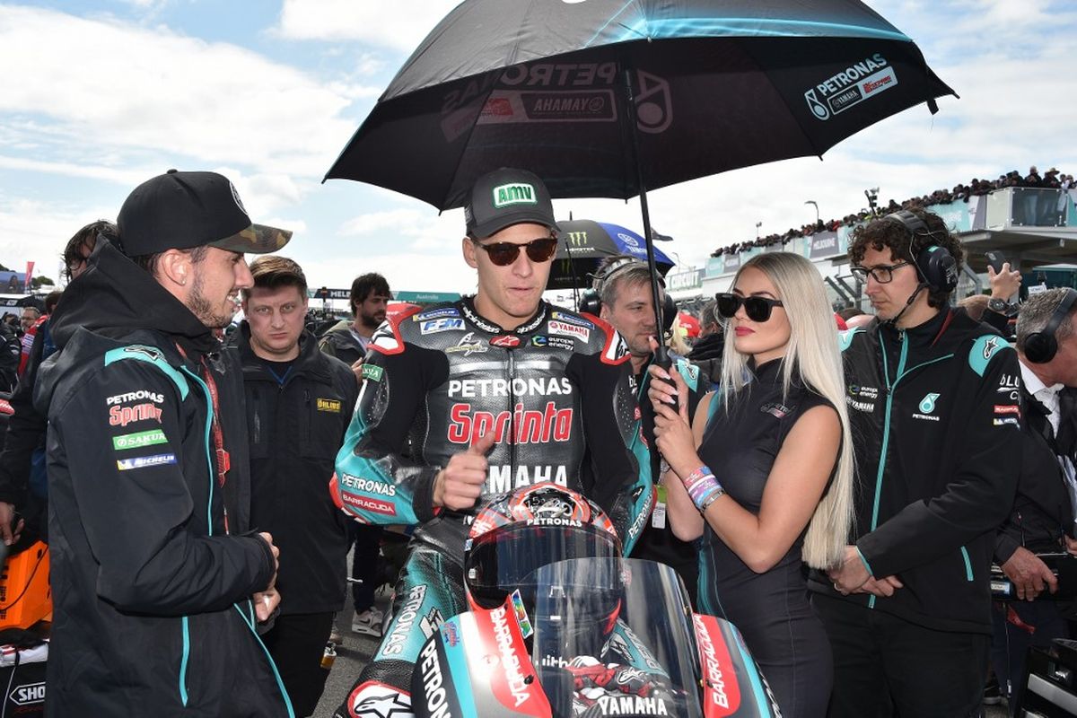Fabio Quartararo, Rookie of the Year 2019. (Photo by PETER PARKS / AFP) / -- IMAGE RESTRICTED TO EDITORIAL USE - STRICTLY NO COMMERCIAL USE --