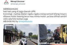 Viral, Video Wanita Dipukul 2 Orang Mau Tarik Motor di Sleman, Pelaku Mengaku dari Samsat 