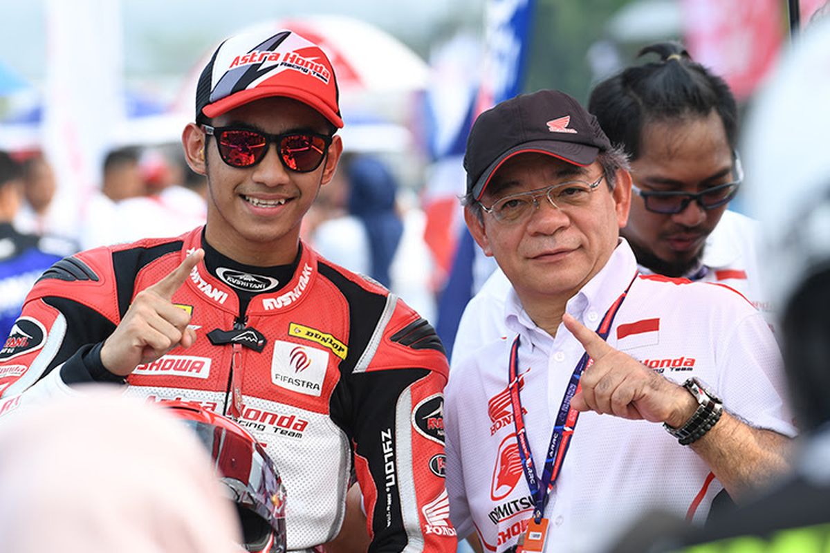 Pebalap Astra Honda Racing Team, Andi Gilang.