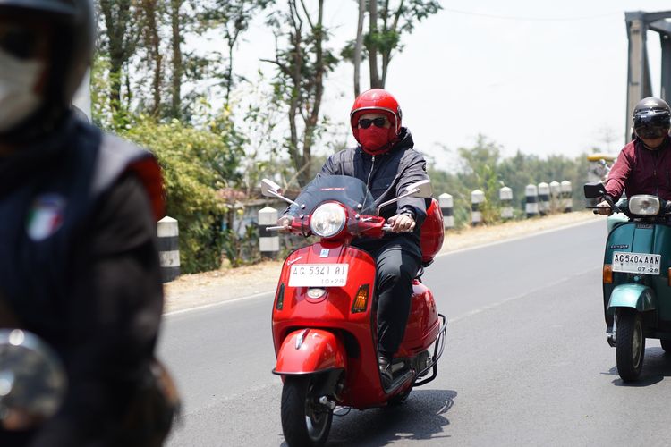 Riding bersama Mas Dhito dan jajaran Pemkab Kediri.