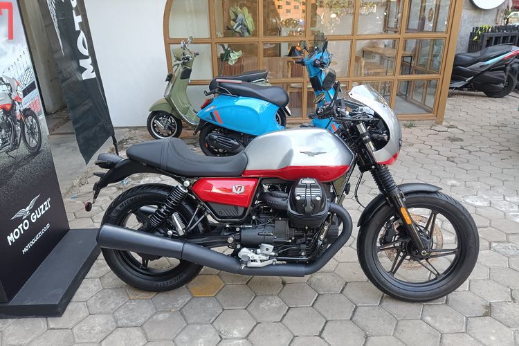 Moto Guzzi V7 Stone Corsa, motor bergaya balap klasik dengan harga Rp 546.500.000