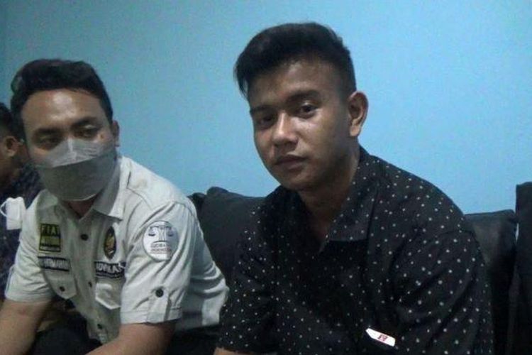 Muhamad Ramdanu alias Danu (21) saat memberikan keterangan kepada Tribunjabar.id, Kamis (4/11/2021).