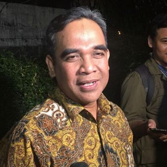 Sekjen Partai Gerindra Ahmad Muzani saat ditemui di kawasan Kemang, Jakarta Selatan, Rabu (1/8/2018) malam.