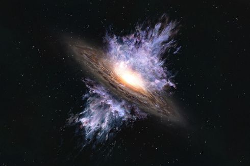 Lubang Hitam Supermasif Ini Lepaskan Gas Galaksi, Apa Dampaknya?
