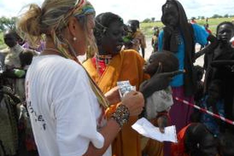 Sebagian besar pengungsi asal Kordofan Selatan adalah perempuan dan anak-anak yang kondisinya sangat mengenaskan.