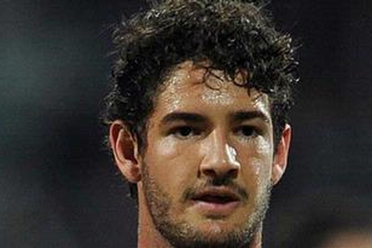 Penyerang AC Milan, Alexandre Pato.