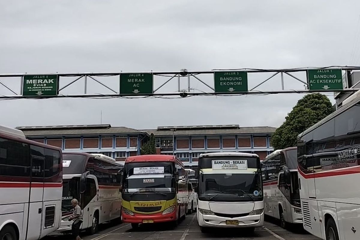 3 Bus di Terminal Induk Bekasi Tidak Layak Jalan Jelang Natal dan Tahun Baru 2025