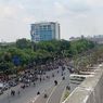 Unjuk Rasa Tolak UU Cipta Kerja di Bekasi, Massa Buruh Tutup Jalan Ahmad Yani
