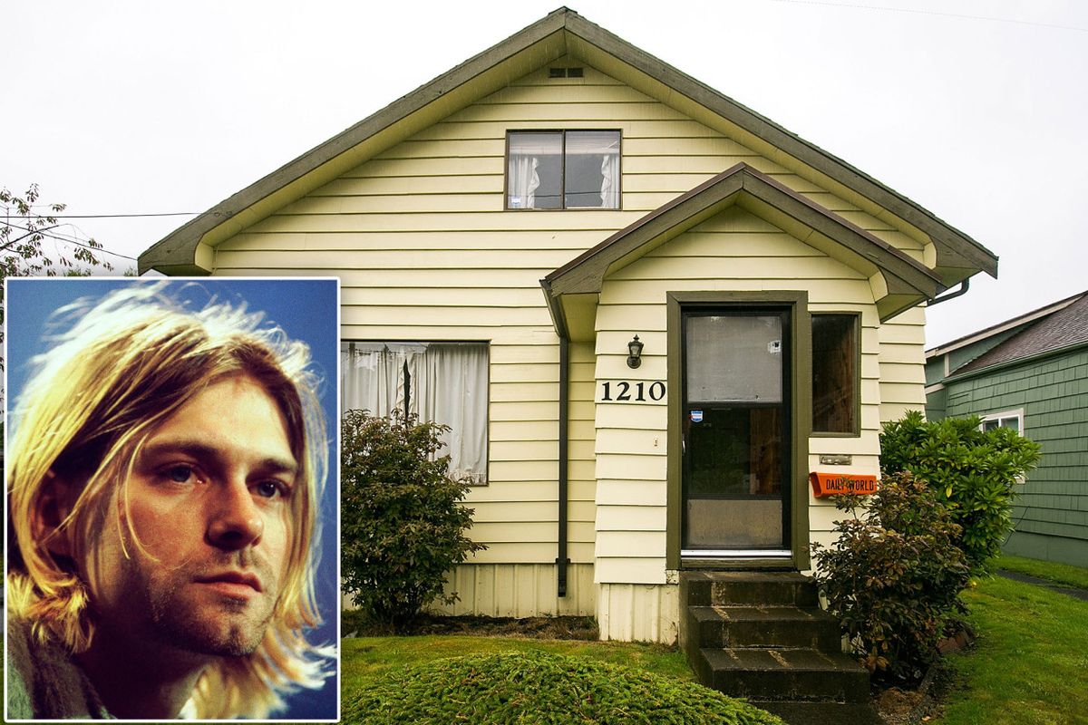 Rumah masa kecil Kurt Cobain.