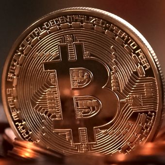 Ilustrasi bitcoin.