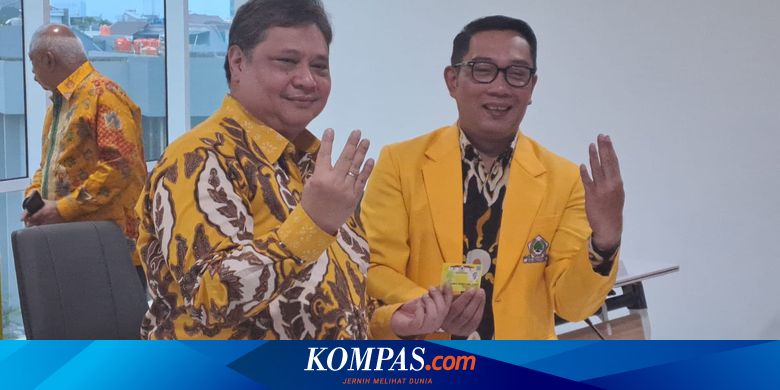 Golkar Ingin Ridwan Kamil Sosialisasikan Airlangga pada Gen Z dan Milenial