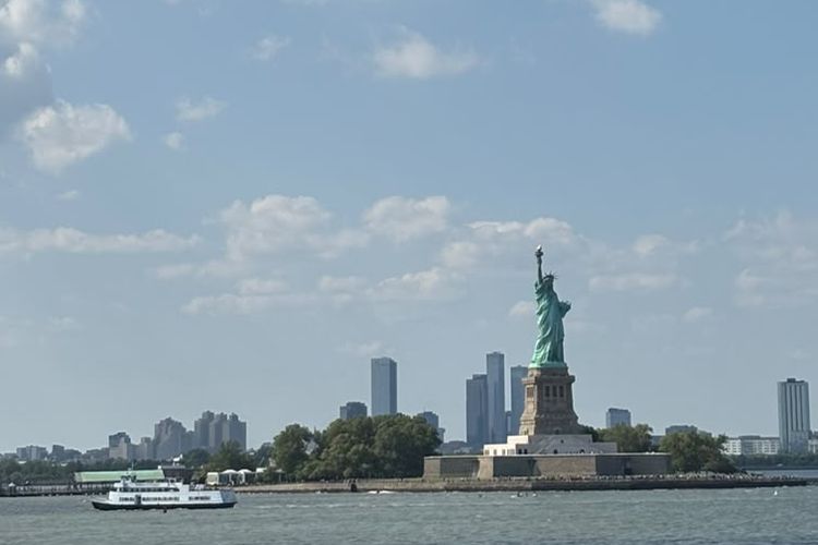 Patung Liberty dan Final Akbar Piala Dunia di New York/New Jersey