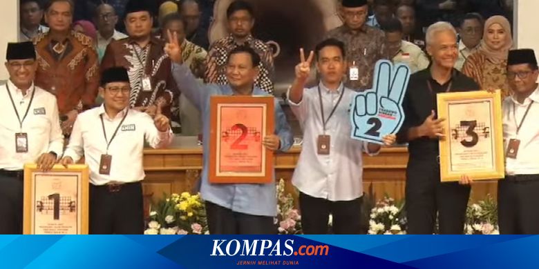 Elektabilitas Prabowo-Gibran 46,7 Persen, Anies-Muhaimin 26,9 Persen, Ganjar-Mahfud 20,6 Persen