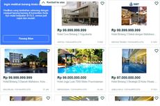 Hotel di Jogja Dijual di Marketplace Rp 7 Miliar hingga Rp 99 Miliar