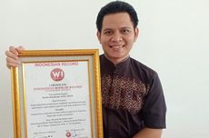 Karena 61 Buku, Dosen Itera Raih Penghargaan Indonesia Book of Records