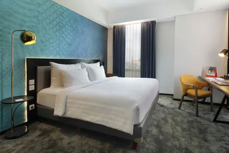 Kamar Hotel Swiss-Bellin Airport Surabaya.