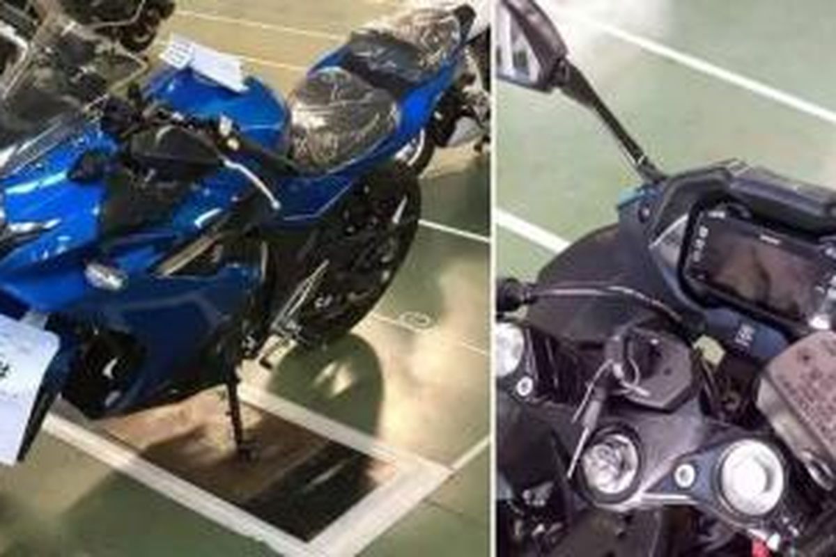 Suzuki GSX-R250 spyshot.