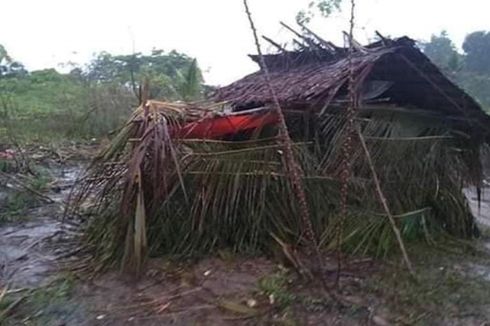 Saat Badai dan Hujan Lebat, Pengungsi Gempa Melahirkan Tanpa Bantuan Medis di Gubuk Reyot