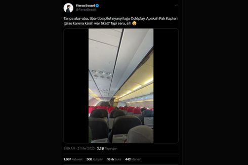 Penjelasan AirAsia soal Video Viral Pilot Nyanyi Lagu Coldplay di Penerbangan