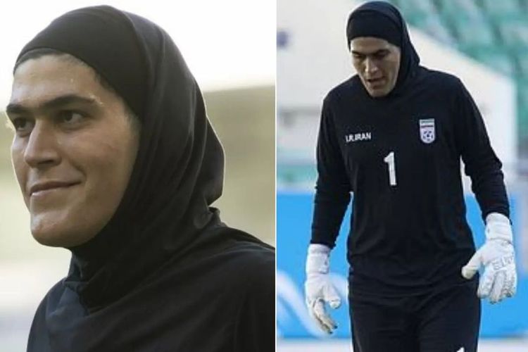 Zohreh Koudaei, 32 tahun, menyelamatkan dua penalti selama kemenangan adu penalti 4-2 atas Yordania di Uzbekistan dan membawa tim sepak bola wanita Iran lolos ke Piala Asia Wanita untuk pertama kalinya.
