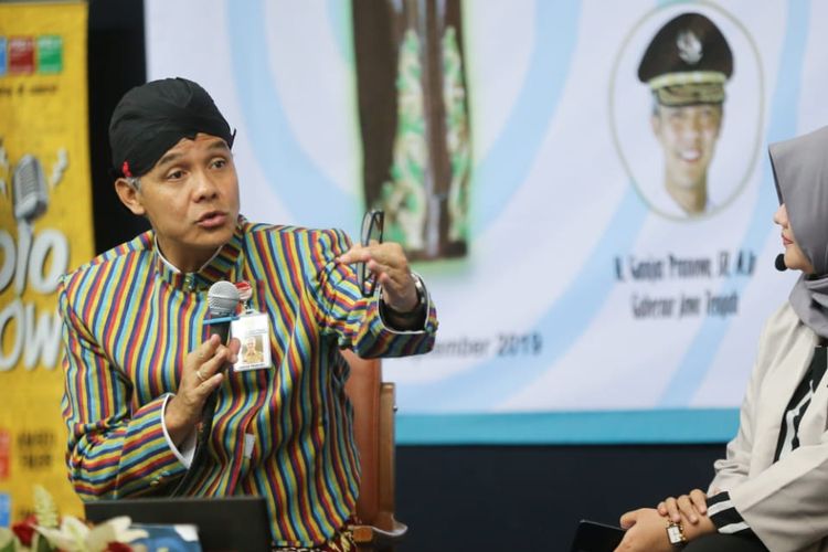 Gubernur Jawa Tengah Ganjar Pranowo mengatakan, pekerjaan rumah terbesarnya saat ini adalah melakukan reformasi birokrasi hingga tingkat kabupaten, Rabu (4/9/2019).