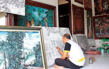 Tema seni lukis yang melukis tentang manusia dan alam sekitarnya biasanya mempunyai objek