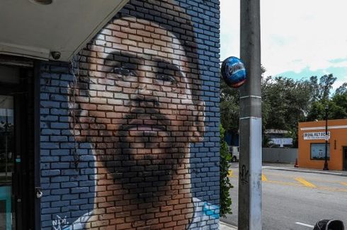 Mural Raksasa Messi di Inter Miami Bikin David Beckham Terpana