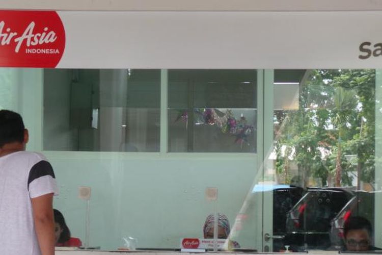 Konter Penjualan Tiket AirAsia di Bandara Juanda