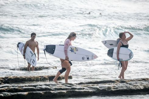 Pantai Tanjung Setia di Lampung, Lokasi World Surf League Krui Pro 2022