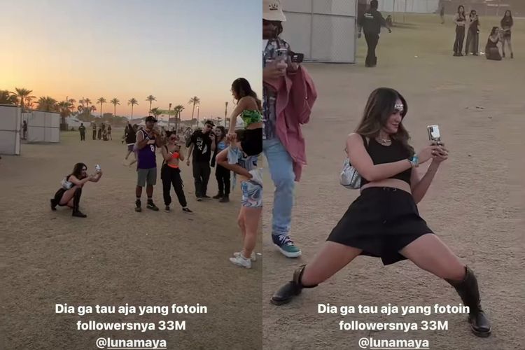 Luna Maya di Coachella 2022.