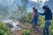 Seorang Buruh di Bengkalis Riau Tertangkap Tangan Bakar Lahan