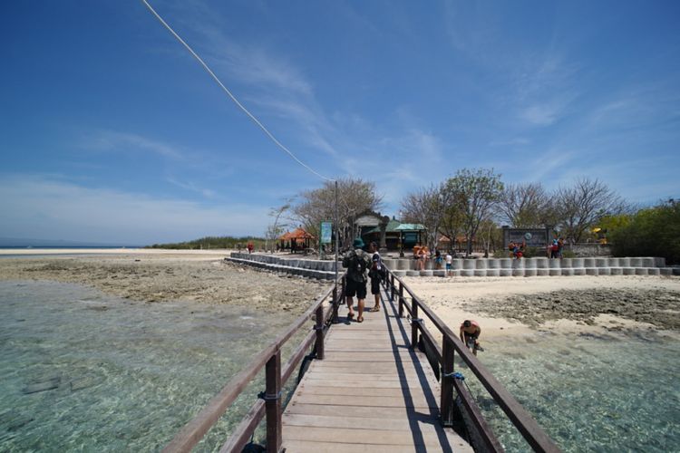 Pulau Menjangan di Taman Nasional Bali Barat, Kabupaten Jembrana, Bali.