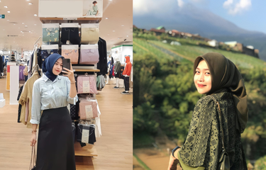 Rima Febrianti (26), perempuan asal Purwokerto, Jawa Tengah yang berhasil menurunkan berat badan dari 103 kg menjadi 63 kg.