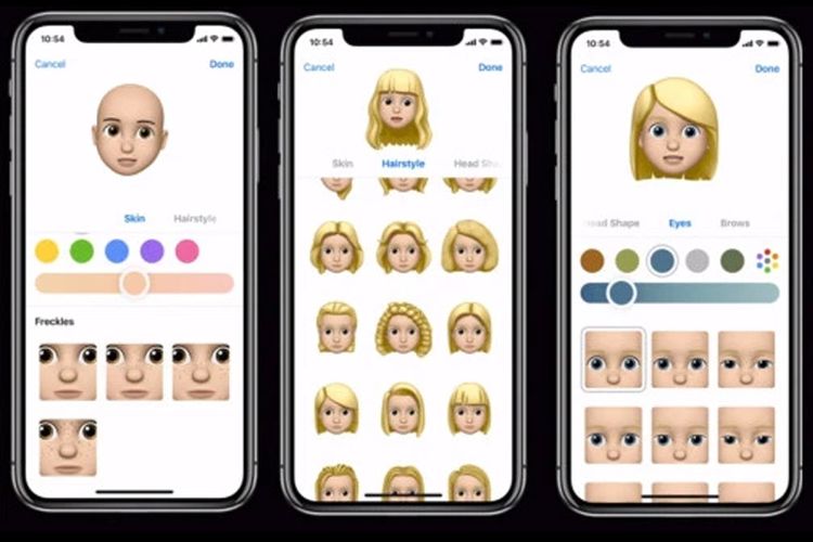 Apple merilis fitur Memoji yang mengubah wajah pengguna menjadi stiker